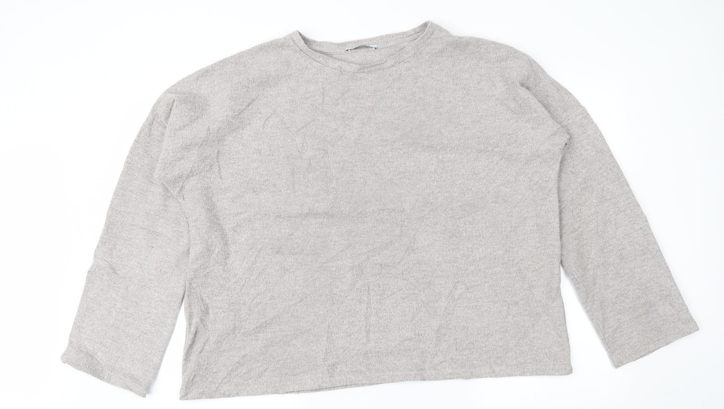 Zara Womens Brown   Pullover Sweatshirt Size S