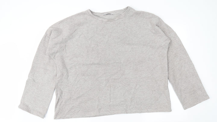 Zara Womens Brown   Pullover Sweatshirt Size S