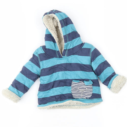 Lilly & Sid Baby Black Striped  Jacket  Size 0-3 Months