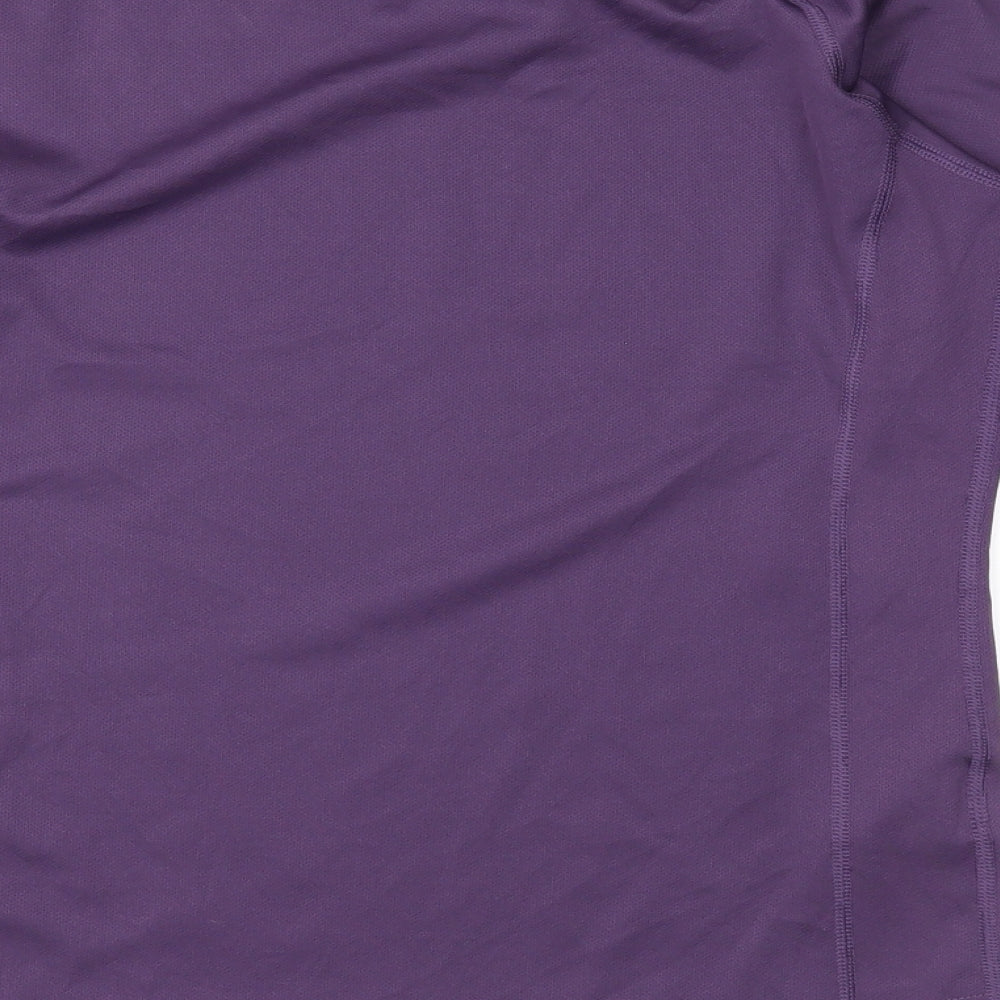 North Ridge Womens Purple   Basic T-Shirt Size 12