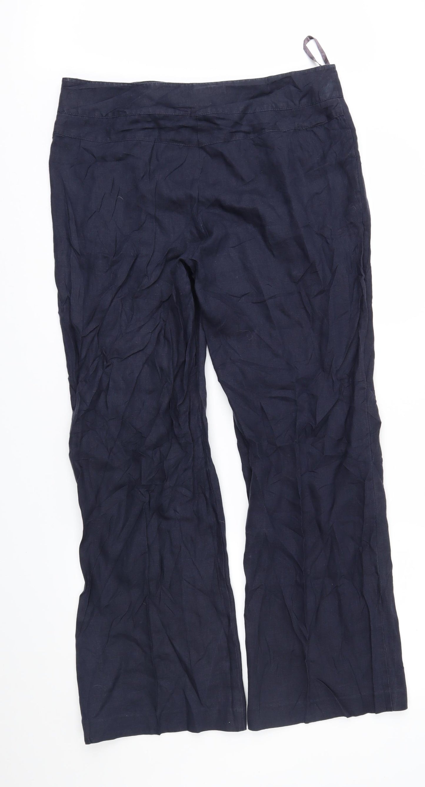 Per Una Womens Blue   Trousers  Size 14 L30 in