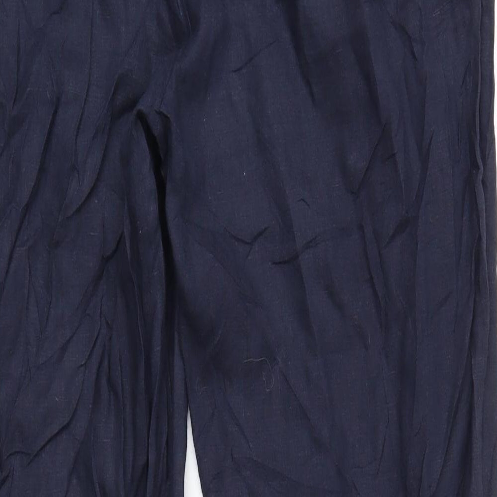 Per Una Womens Blue   Trousers  Size 14 L30 in