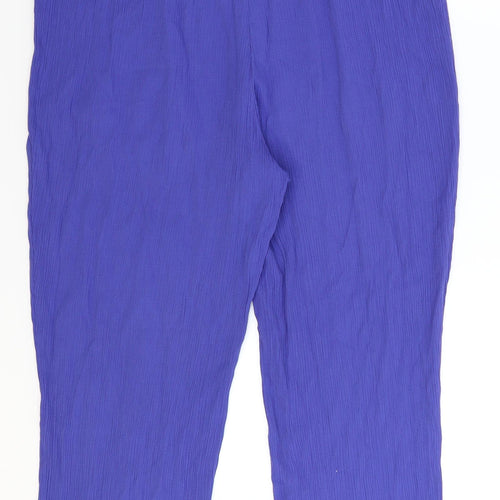 Being Casual Womens Blue   Trousers  Size 16 L24 in