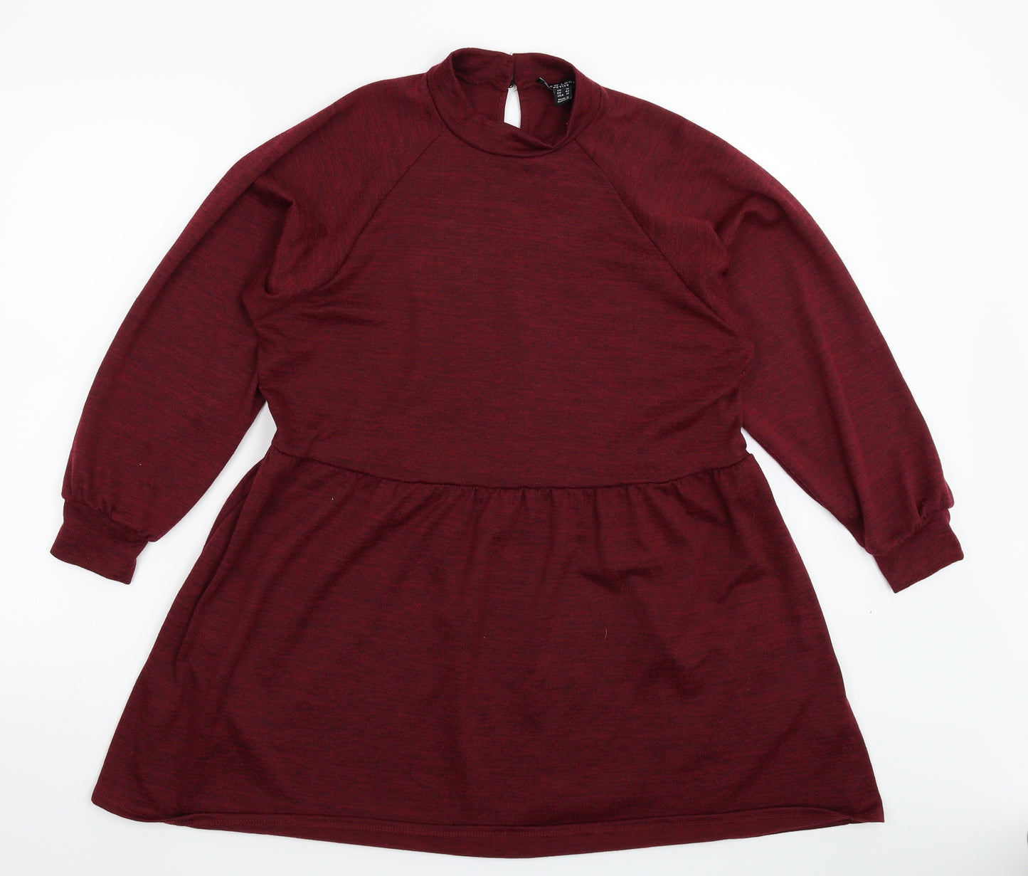 New Look Womens Brown  Knit Jumper Dress  Size 14