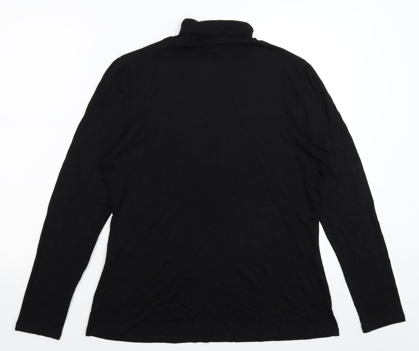 Lipsy Womens Black   Basic T-Shirt Size 18