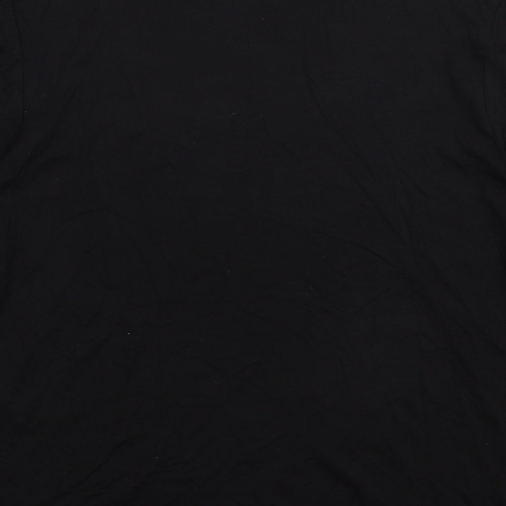 Lipsy Womens Black   Basic T-Shirt Size 18