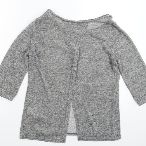 Preworn Womens Silver  Knit Pullover Jumper Size 12