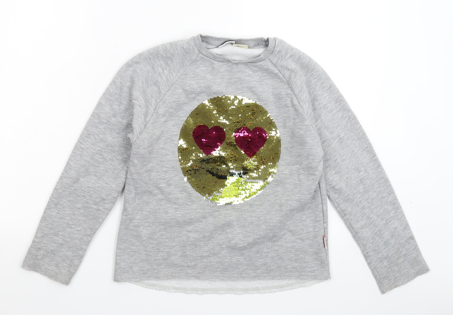 Zara Girls Grey   Pullover Sweatshirt Size 9-10 Years