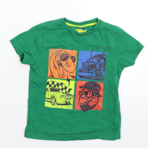F&F Boys Green   Basic T-Shirt Size 2-3 Years