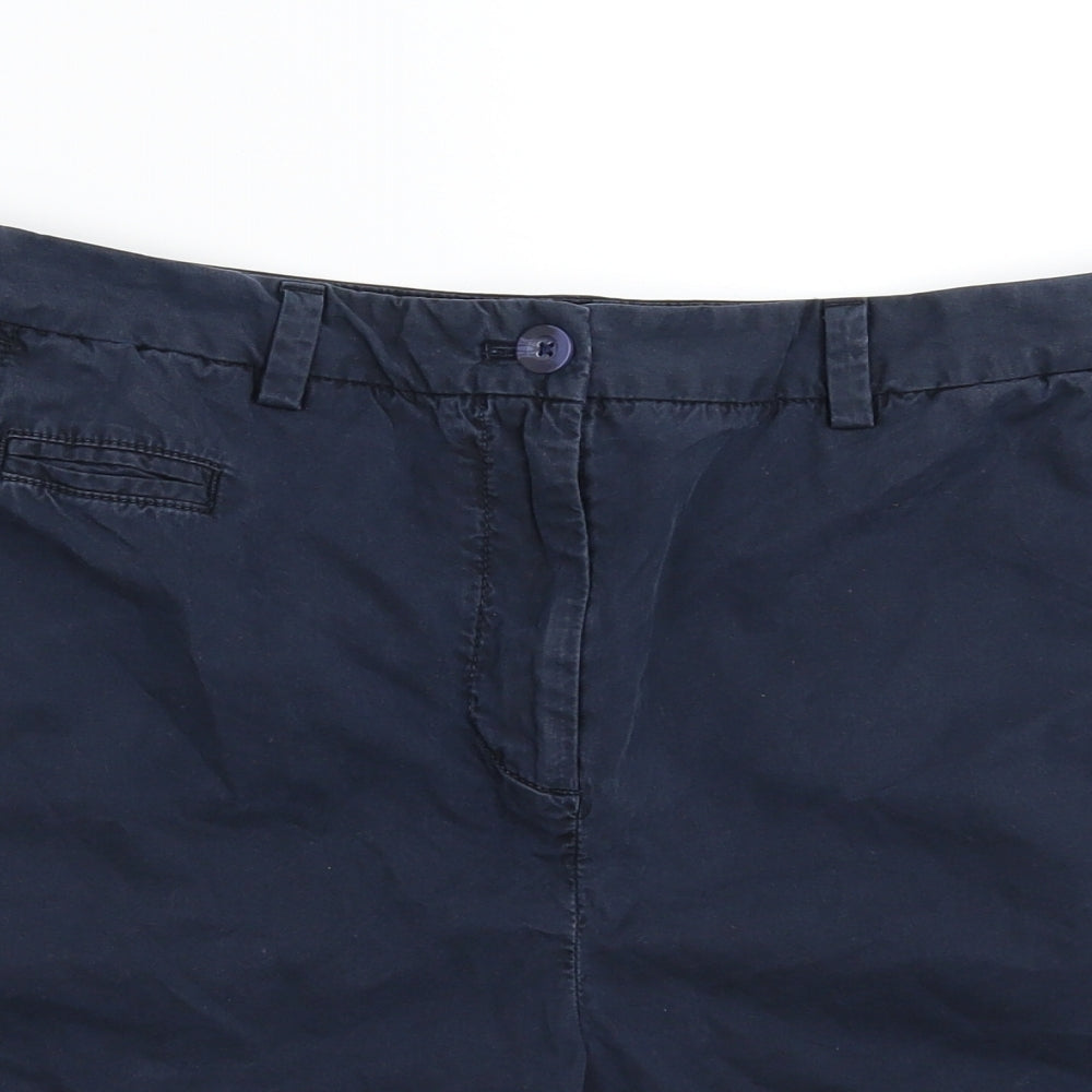 Marks and Spencer Mens Blue   Chino Shorts Size 34