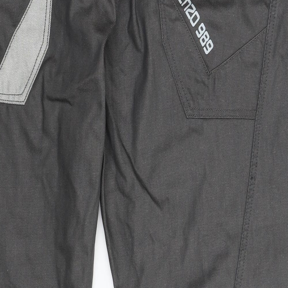 ZE ENZO Mens Grey  Denim Tapered Jeans Size 46 L31 in