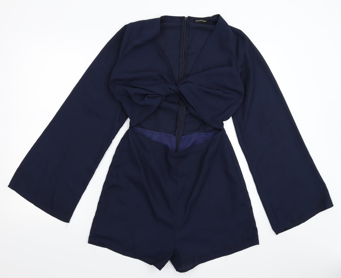 PRETTYLITTLETHING Womens Blue   Jumpsuit One-Piece Size 10 L3 in