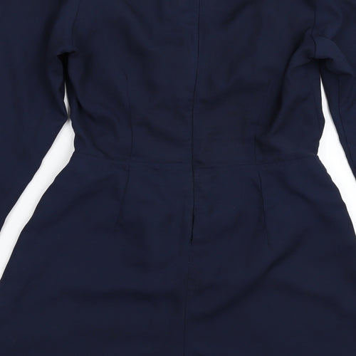 PRETTYLITTLETHING Womens Blue   Jumpsuit One-Piece Size 10 L3 in
