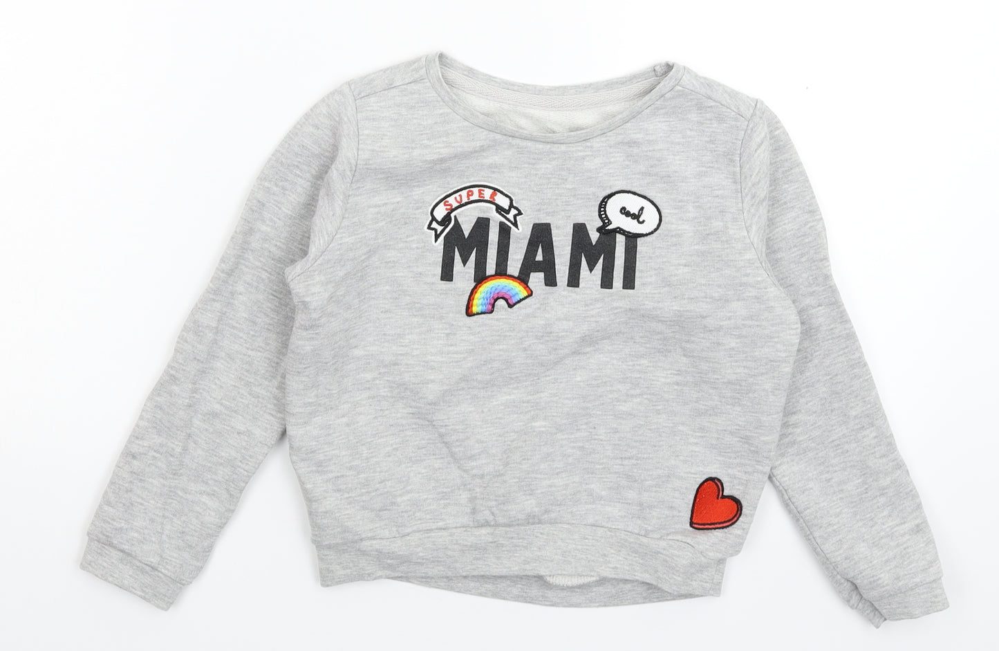 Nutmeg Boys Grey   Pullover Sweatshirt Size 6-7 Years