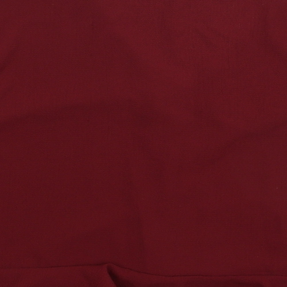Boohoo Womens Brown   Basic Blouse Size 10