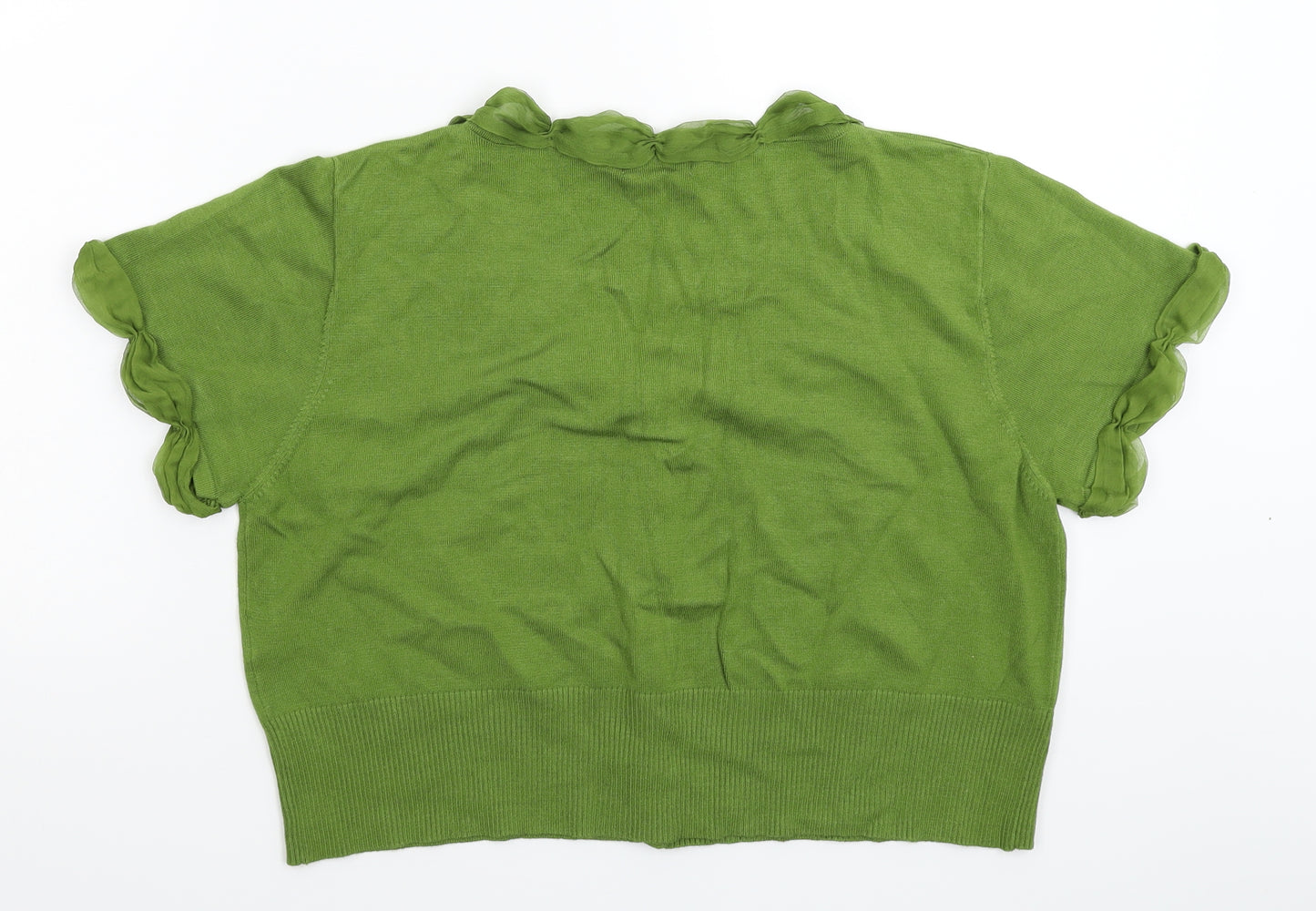 Kaliko Womens Green  Knit Cardigan Jumper Size 18