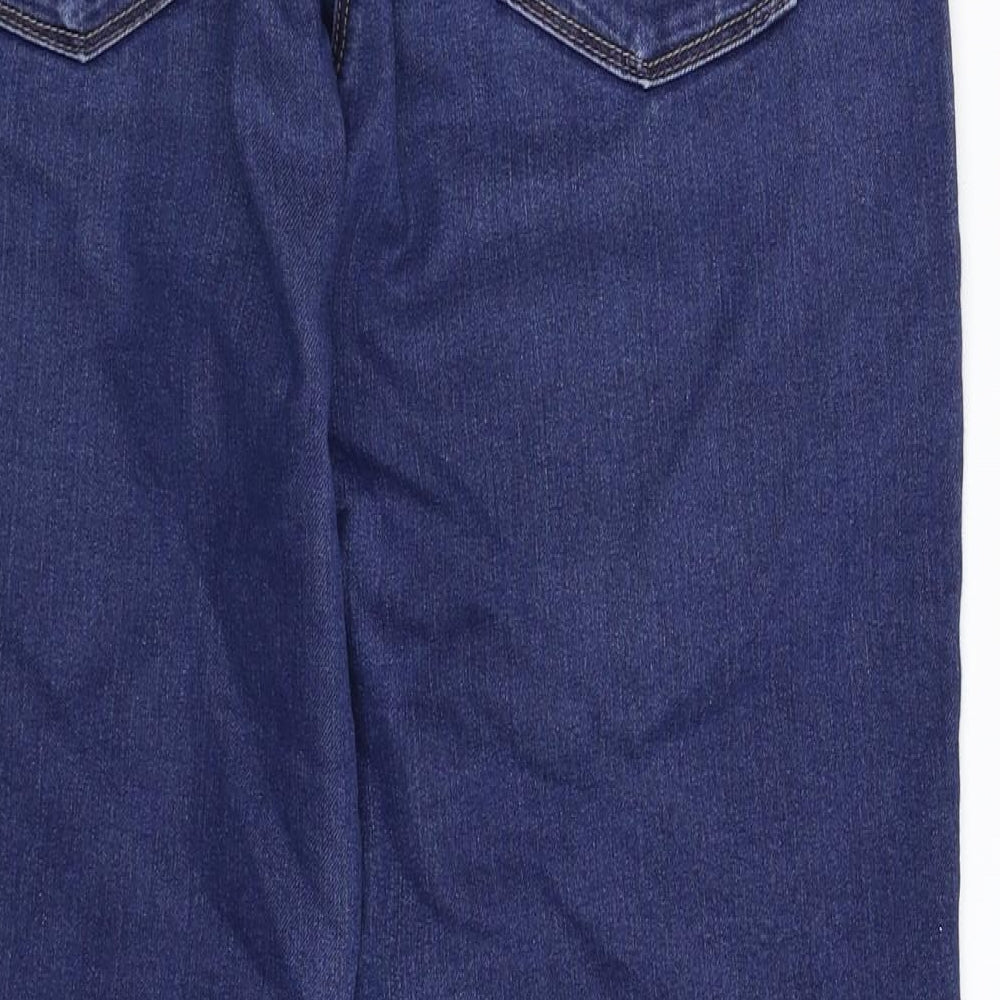 NEXT Womens Blue  Denim Straight Jeans Size 14 L27 in