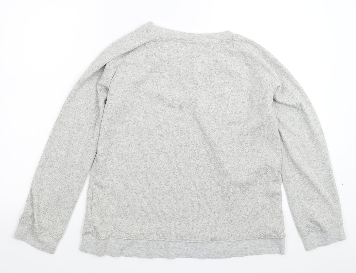 Peacocks Womens Grey  Knit Pullover Jumper Size 16