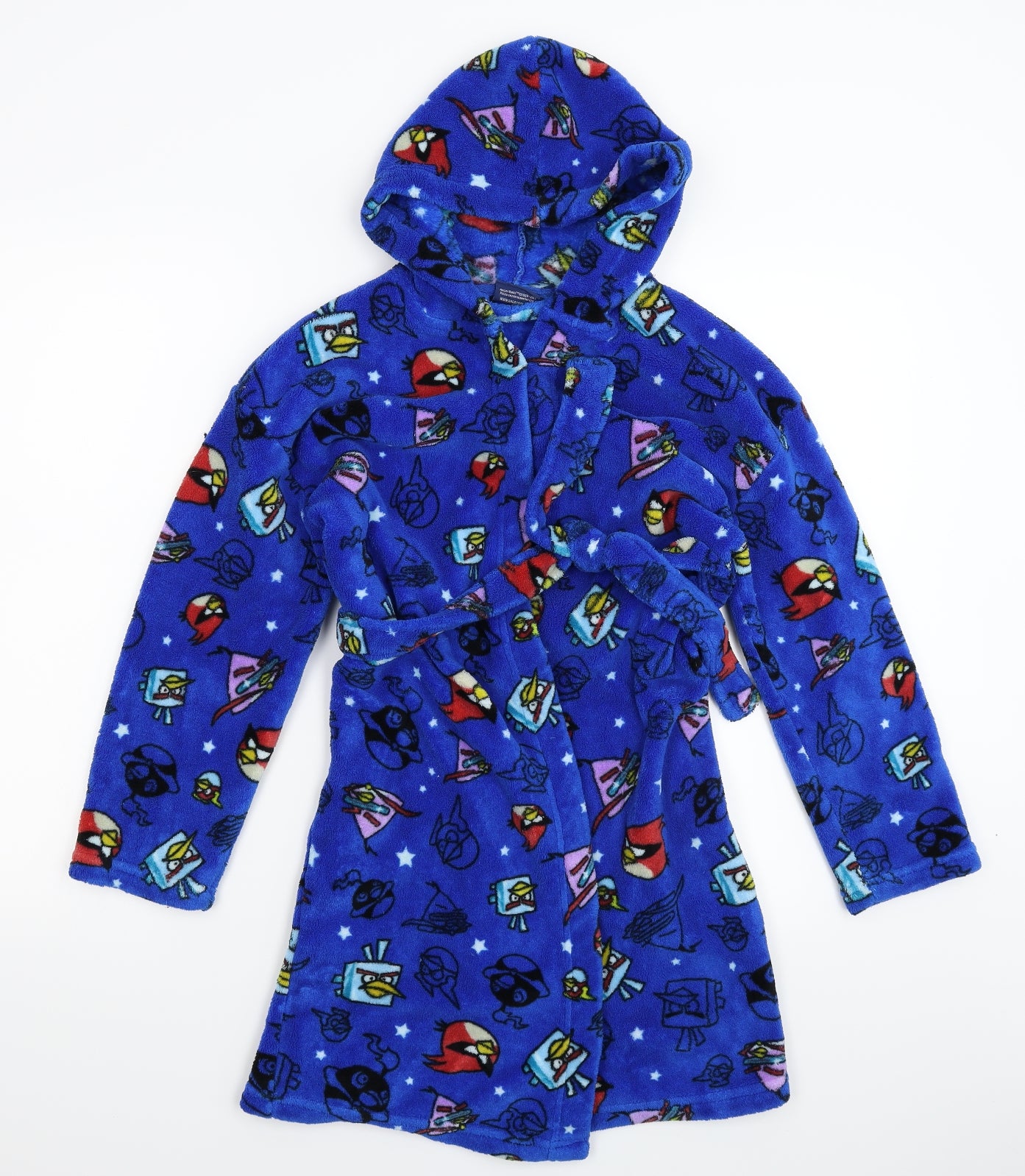 NEXT Boys Blue Solid Fleece  Robe Size 9 Years