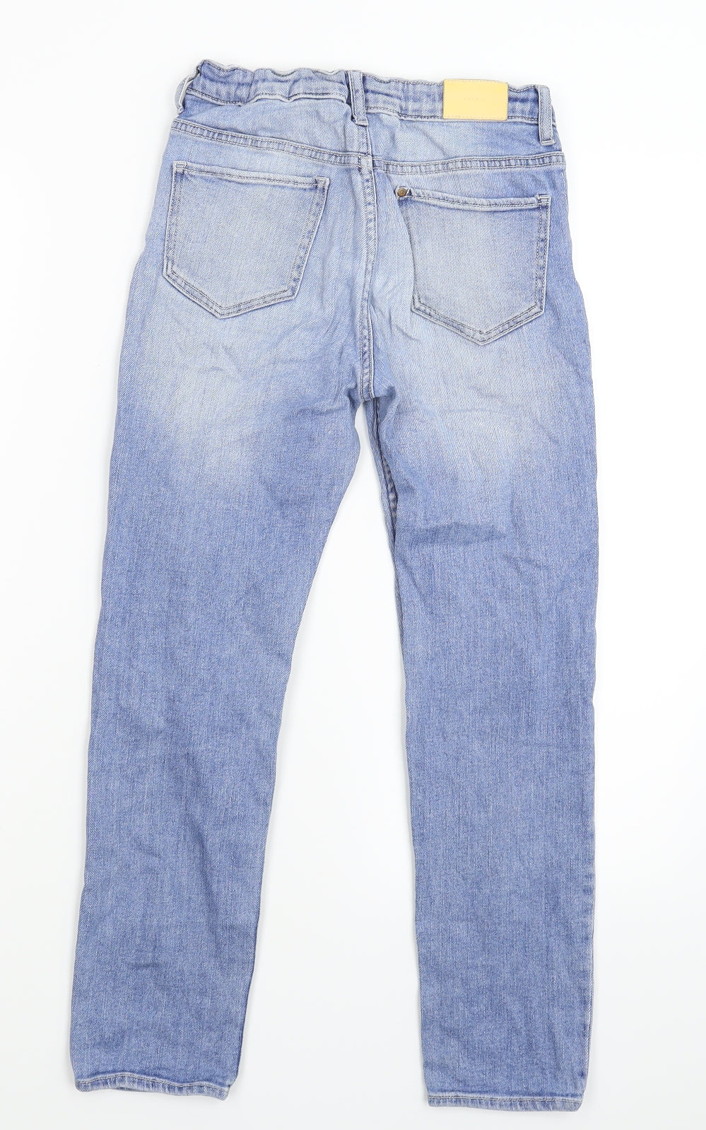 H&M Boys Blue  Denim Straight Jeans Size 8-9 Years - Distressed