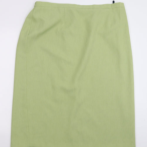 essence Womens Green   Straight & Pencil Skirt Size 20