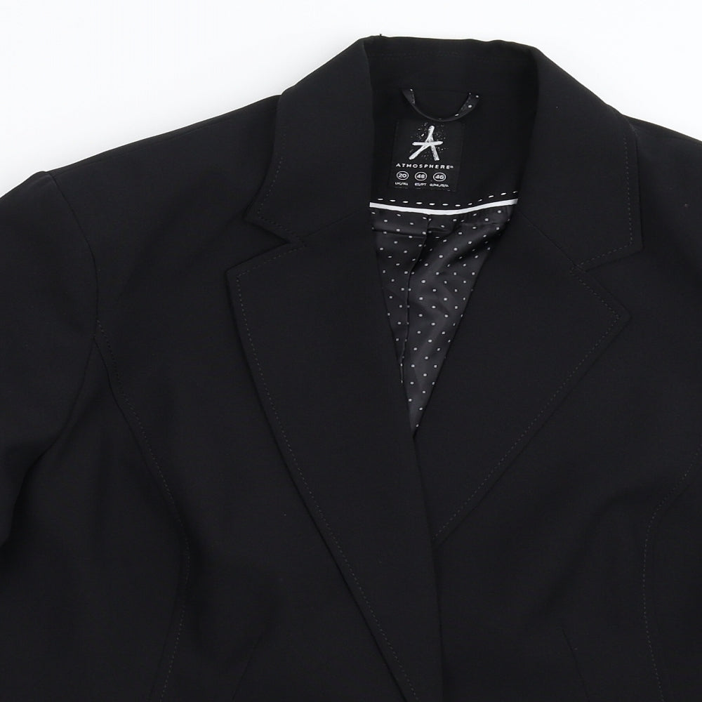 Atmosphere Womens Black   Jacket Suit Jacket Size 20