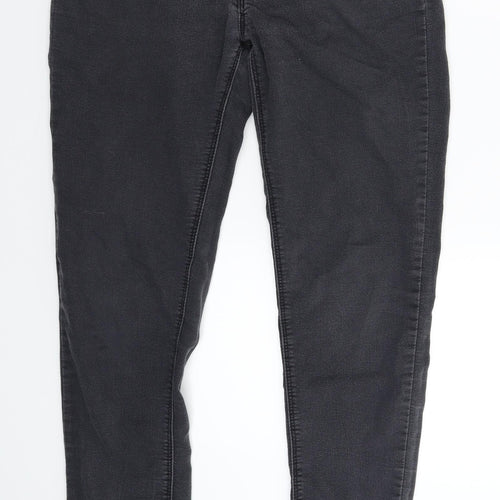 Denim & Co. Womens Grey  Denim Skinny Jeans Size 10 L29 in