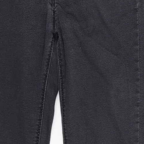 Denim & Co. Womens Grey  Denim Skinny Jeans Size 10 L29 in