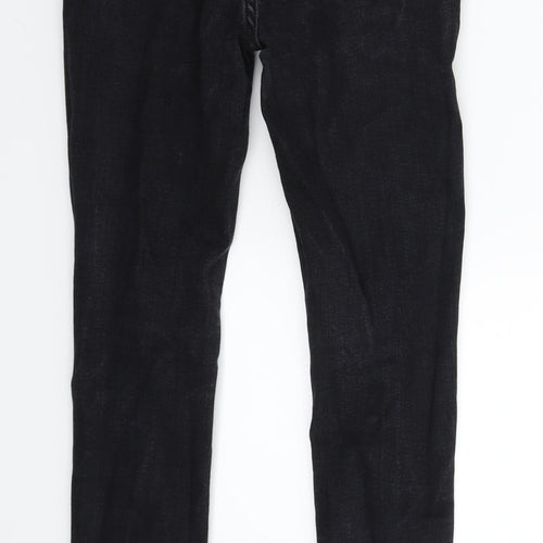 Denim & Co. Womens Black  Denim Skinny Jeans Size 10 L27 in