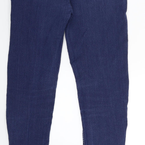 Denim & Co. Womens Blue  Denim Skinny Jeans Size 10 L30 in