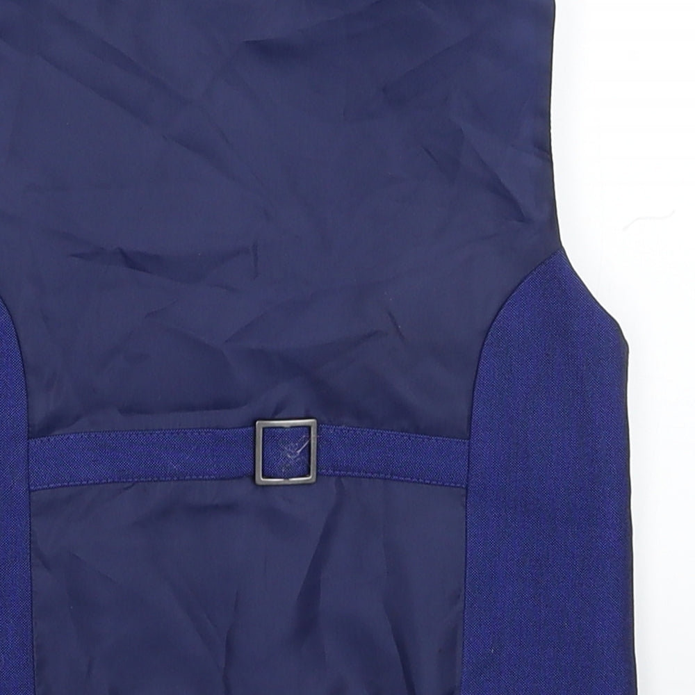 Marks and Spencer Boys Blue   Jacket Waistcoat Size 3-4 Years