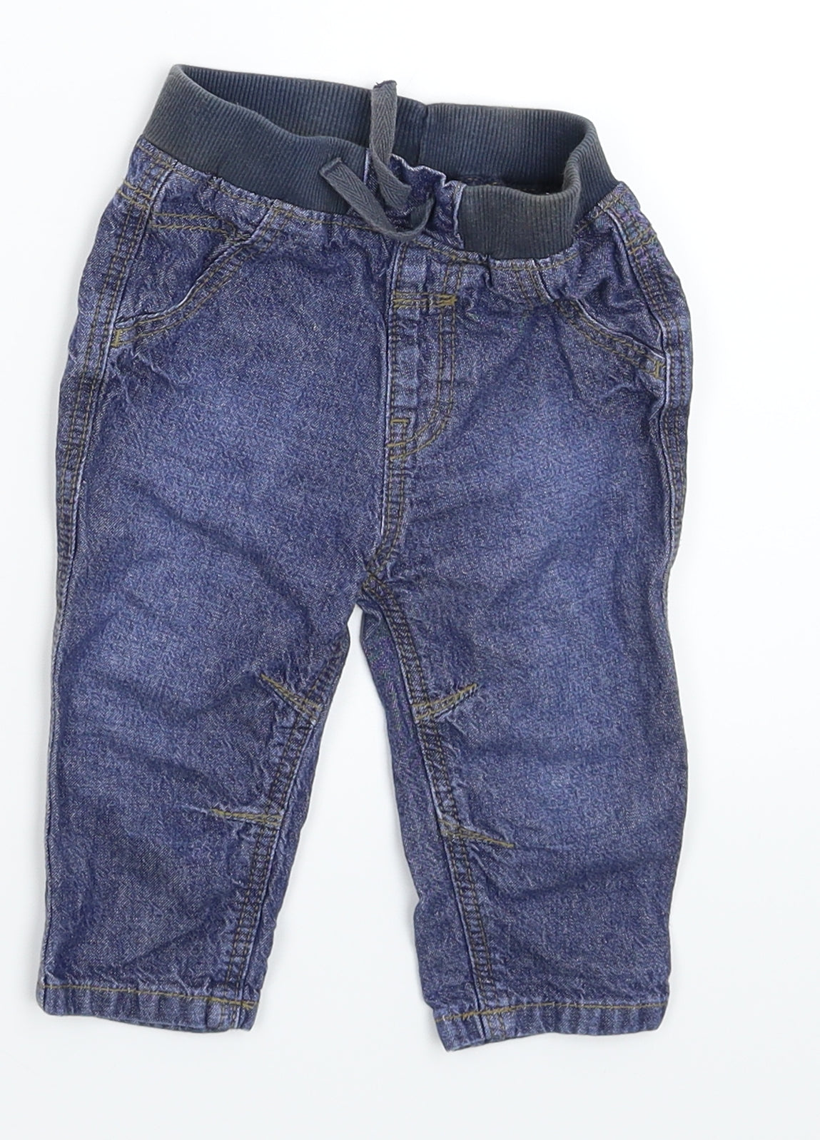 George Boys Blue  Denim Capri Jeans Size 6-9 Months