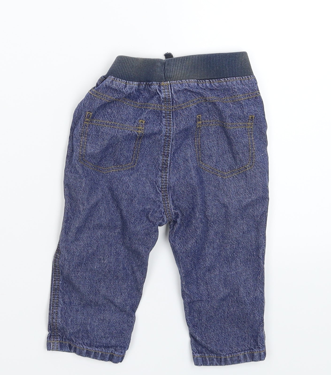 George Boys Blue  Denim Capri Jeans Size 6-9 Months