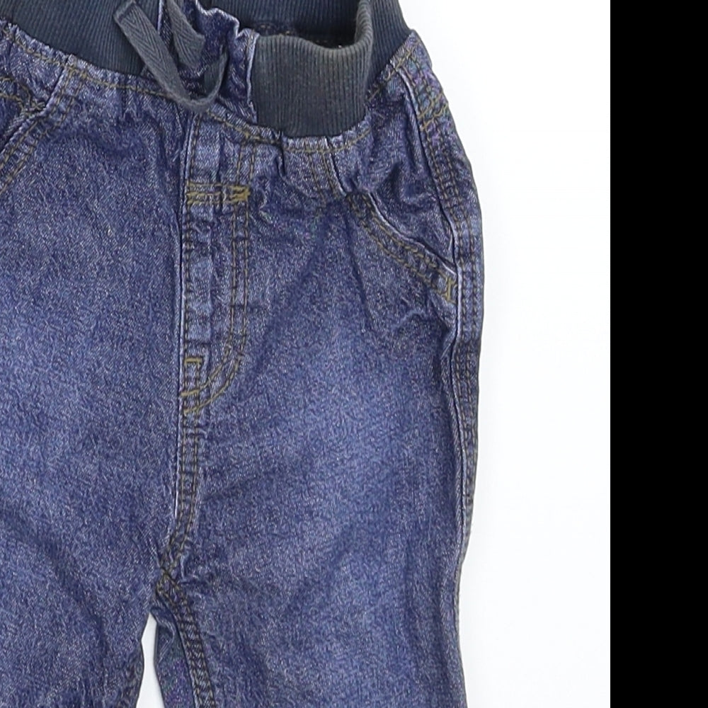 George Boys Blue  Denim Capri Jeans Size 6-9 Months