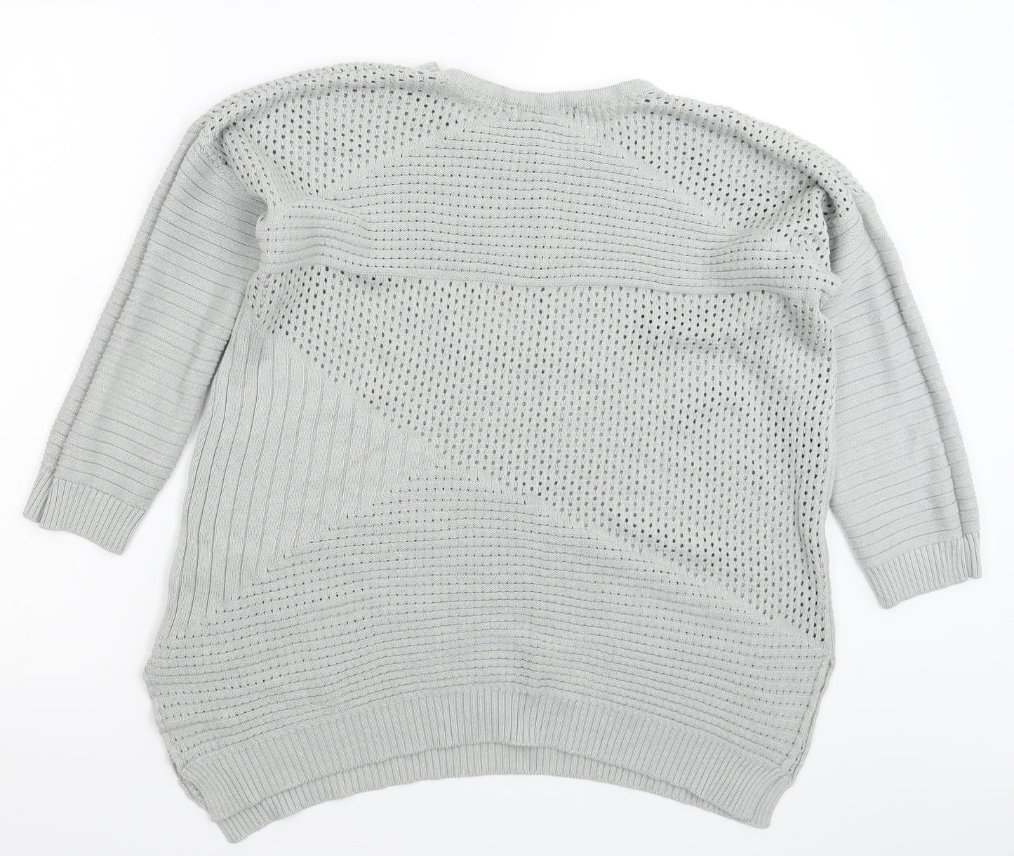 Select Womens Grey  Knit Pullover Jumper Size 14