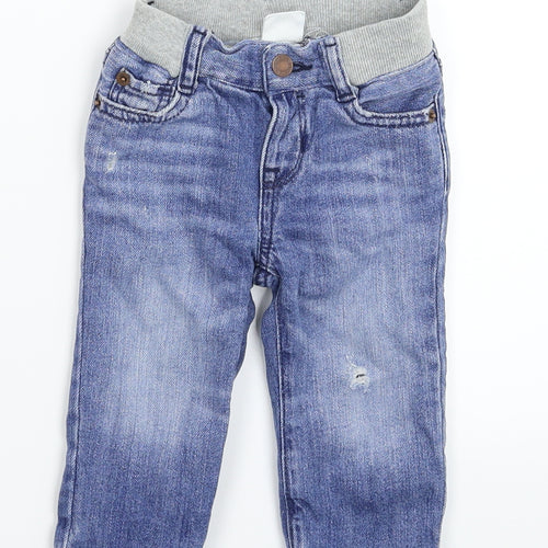 Gap Baby Blue  Denim Capri Jeans Size 9-12 Months