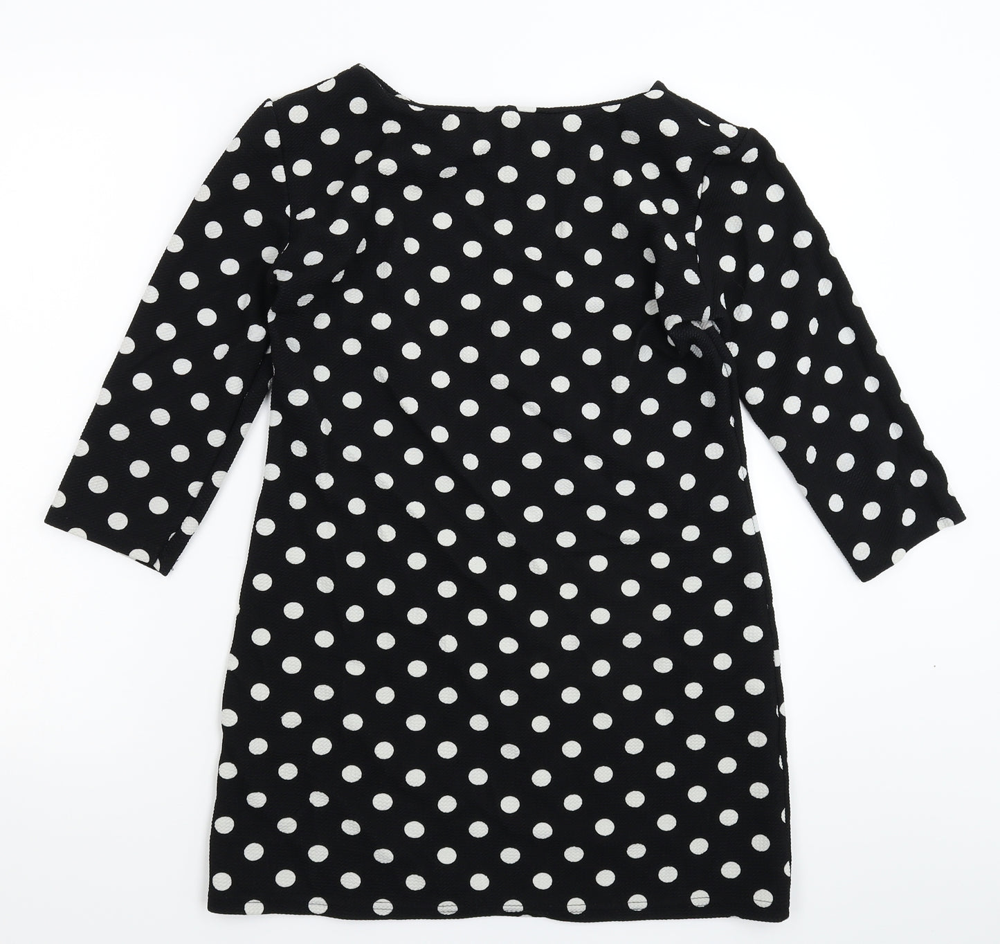 Preworn Womens Black Polka Dot  Mini  Size S