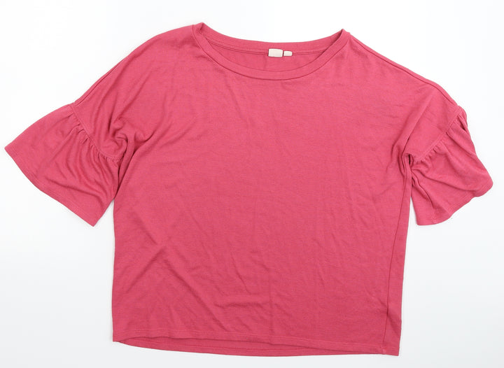Gap Womens Pink Basic Blouse Size M