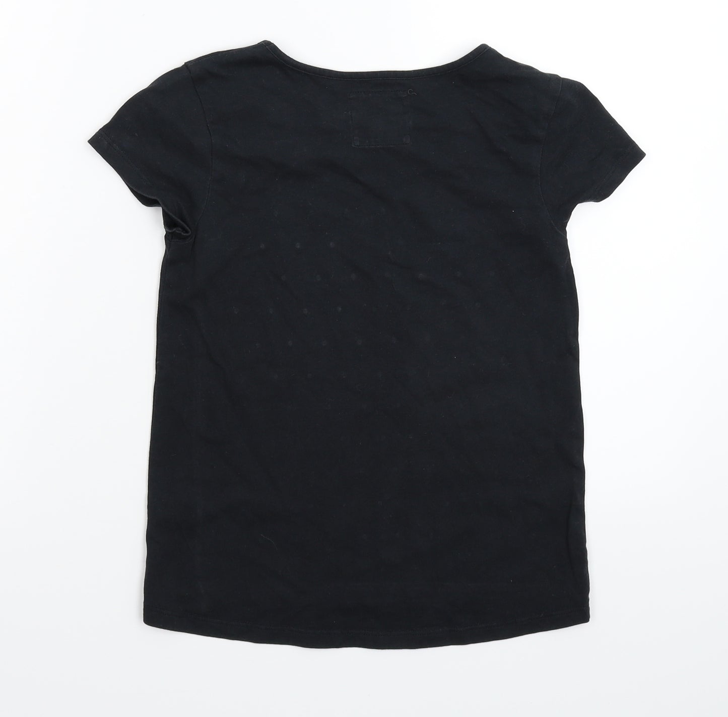 TU Girls Black   Basic T-Shirt Size S