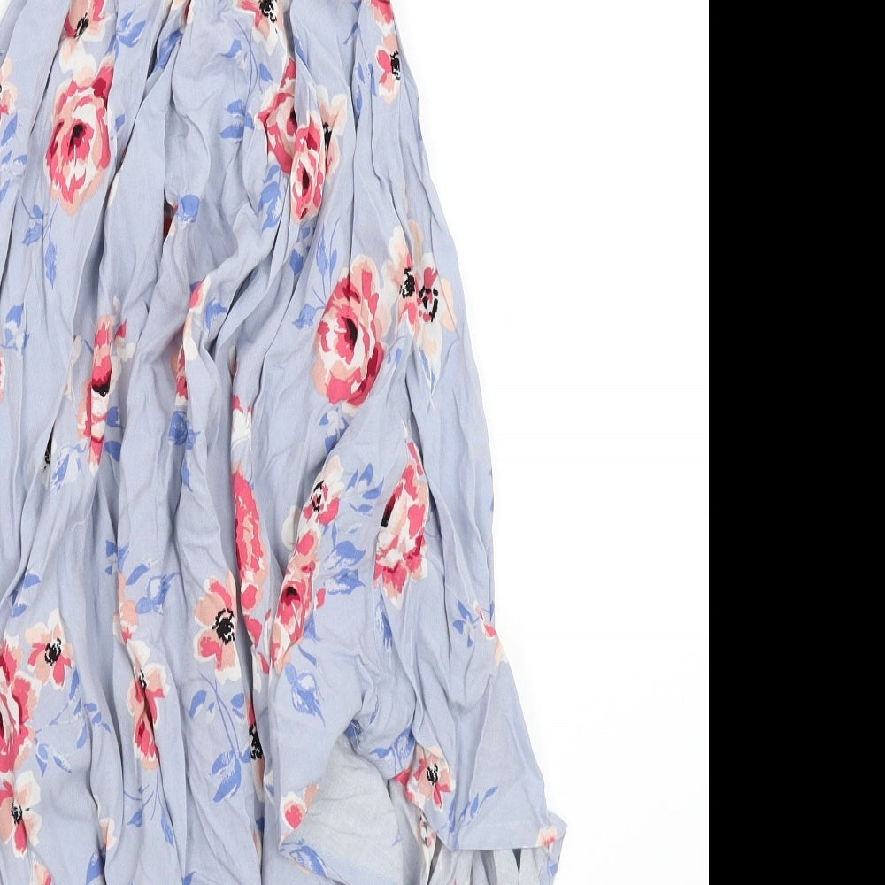 New Look Girls Blue Floral  Fit & Flare  Size 10-11 Years
