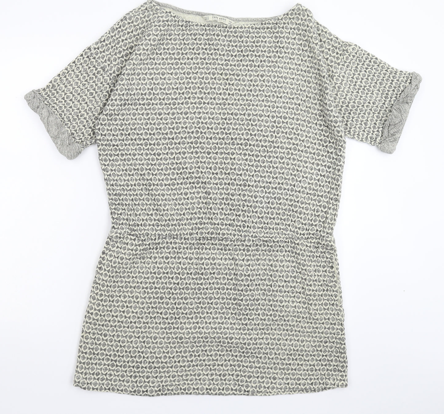 Zara Womens Beige Geometric  Mini  Size M