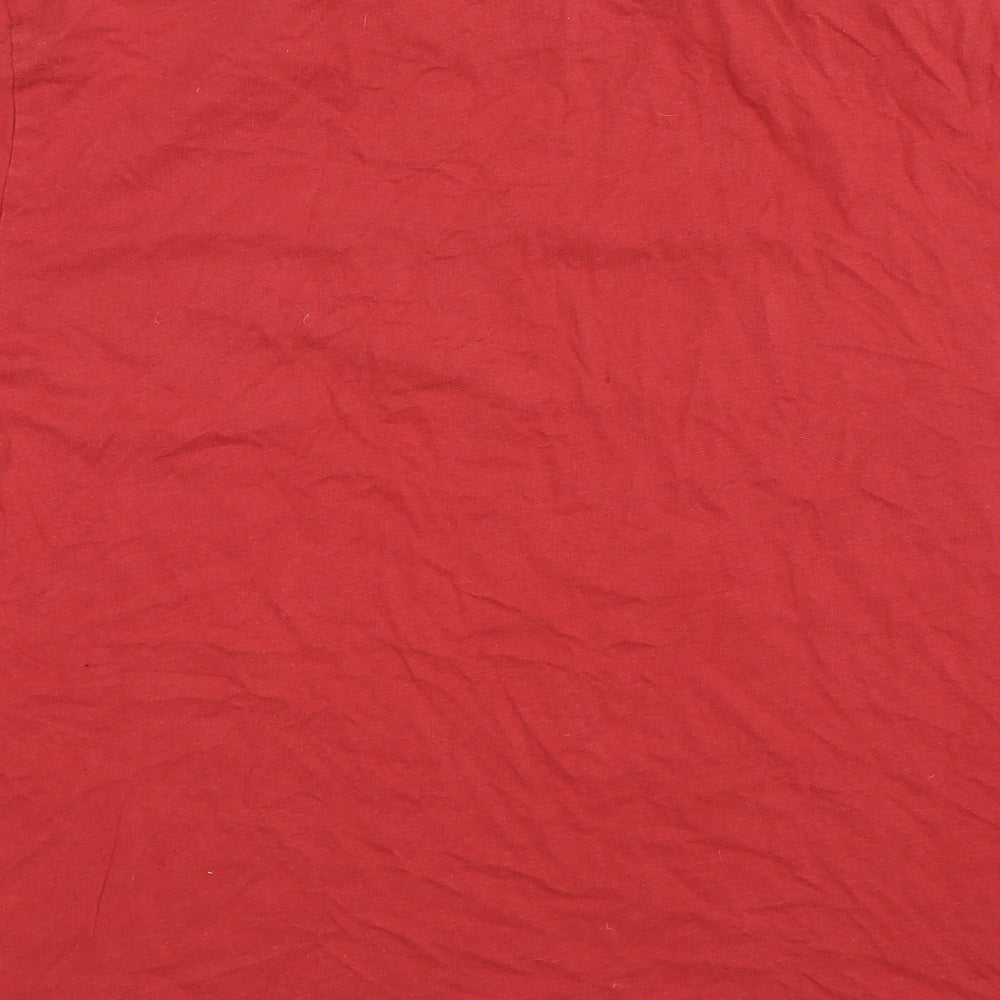 Quba & Co Mens Red    T-Shirt Size S  - Nautical