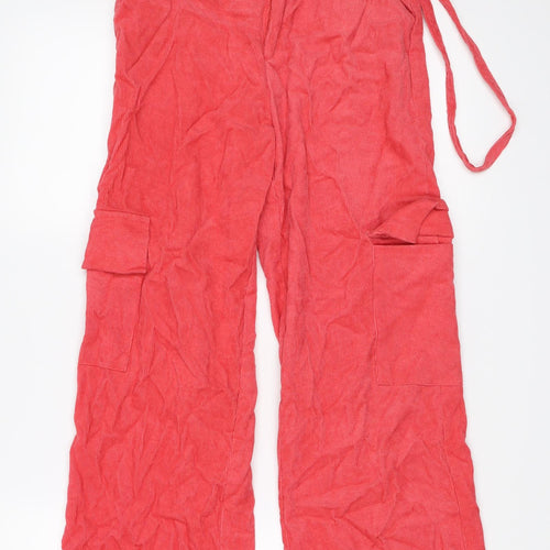Vogue Sexy Lounge Womens Pink   Trousers  Size M L26 in