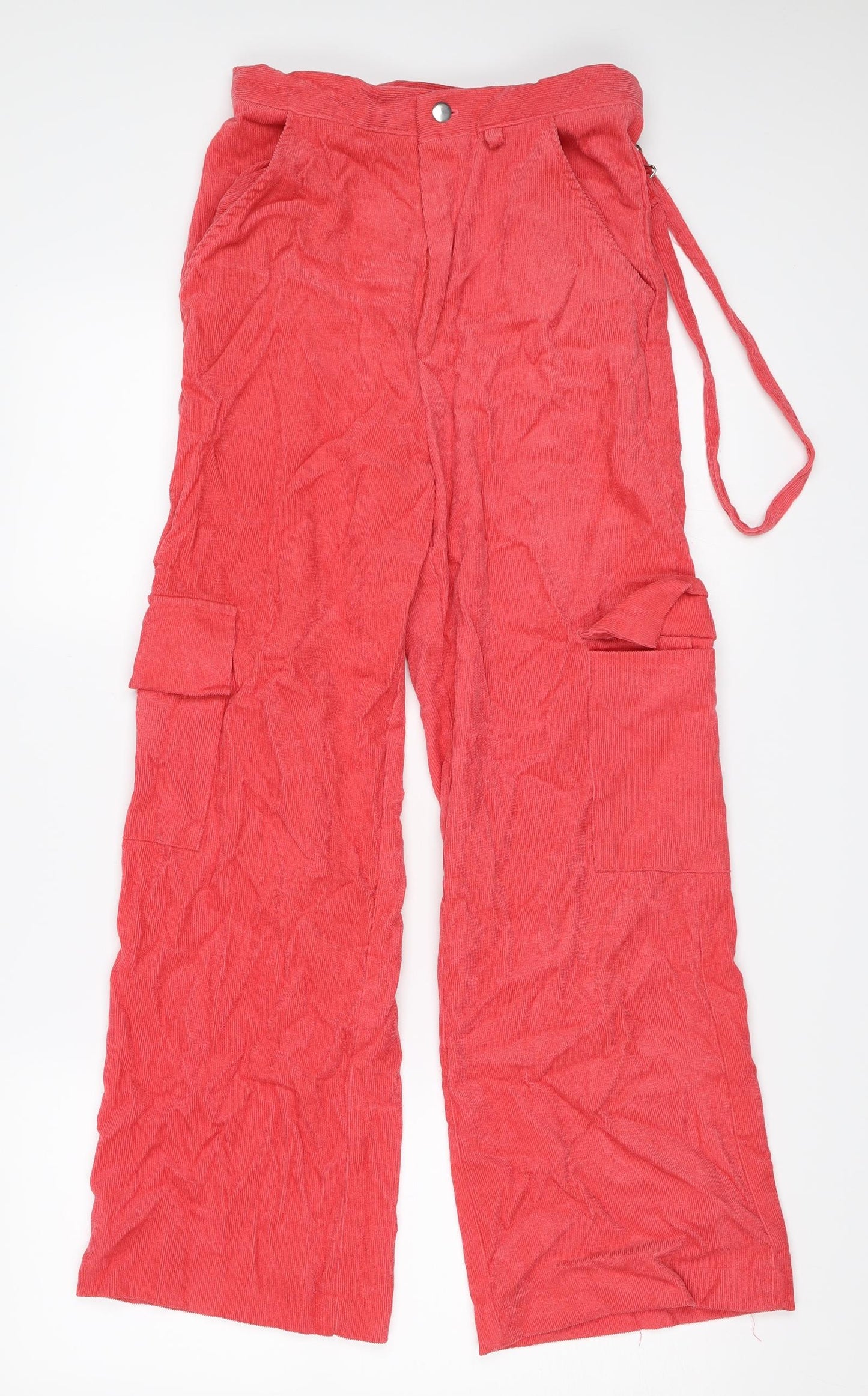 Vogue Sexy Lounge Womens Pink   Trousers  Size M L26 in