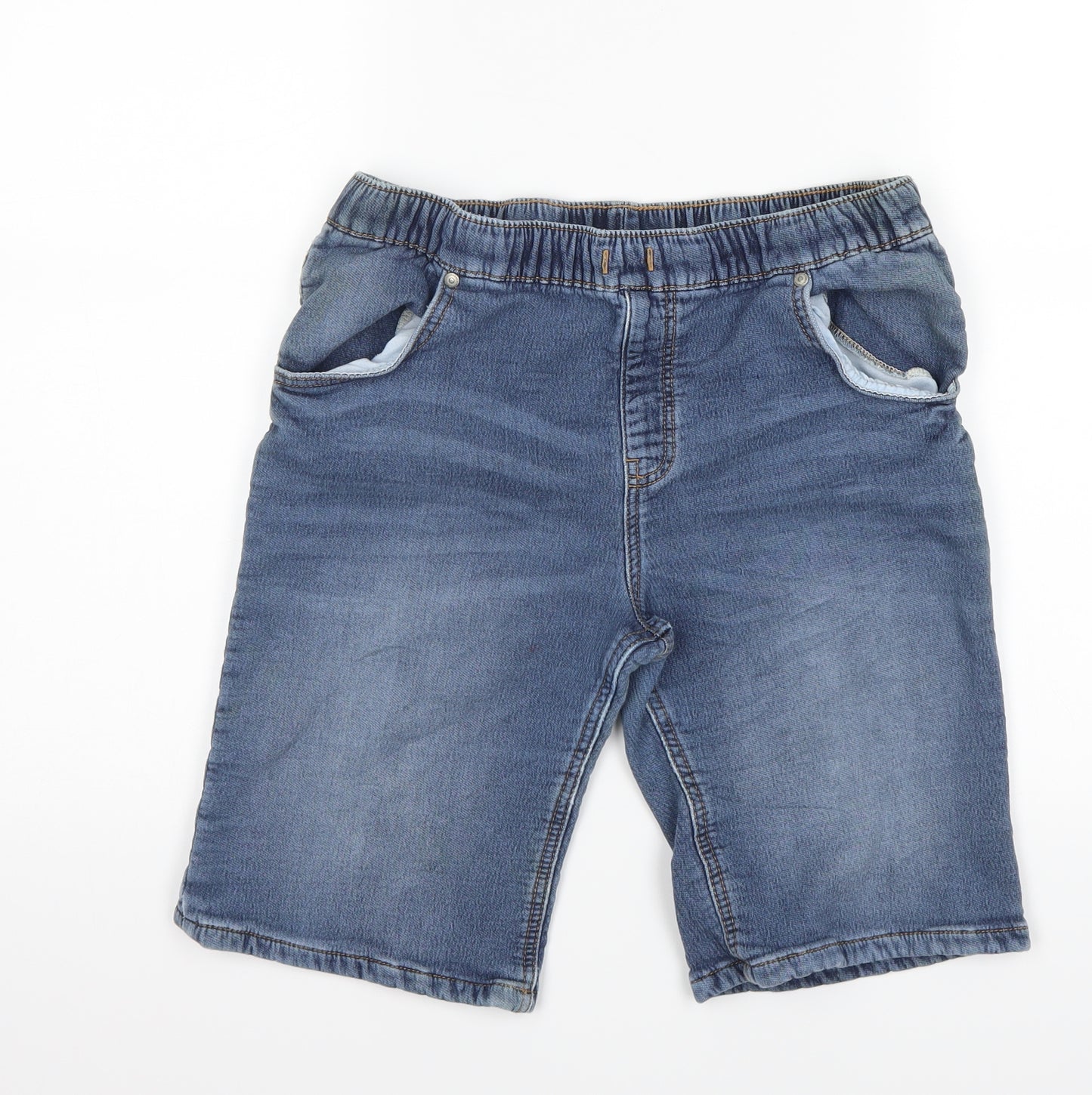George Boys Blue   Cargo Shorts Size 13-14 Years