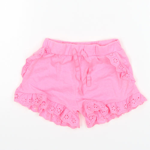 Primark Girls Pink   Sweat Shorts Size 2-3 Years