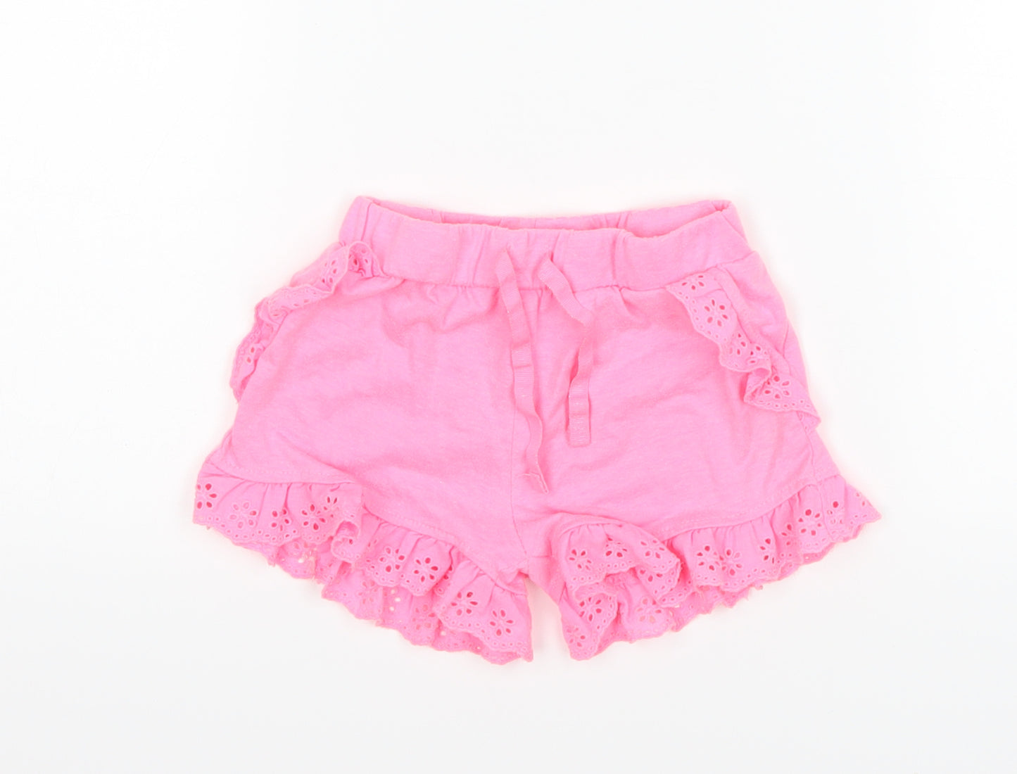 Primark Girls Pink   Sweat Shorts Size 2-3 Years