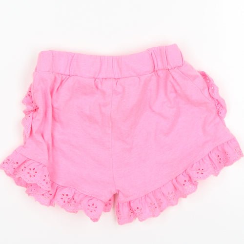 Primark Girls Pink   Sweat Shorts Size 2-3 Years