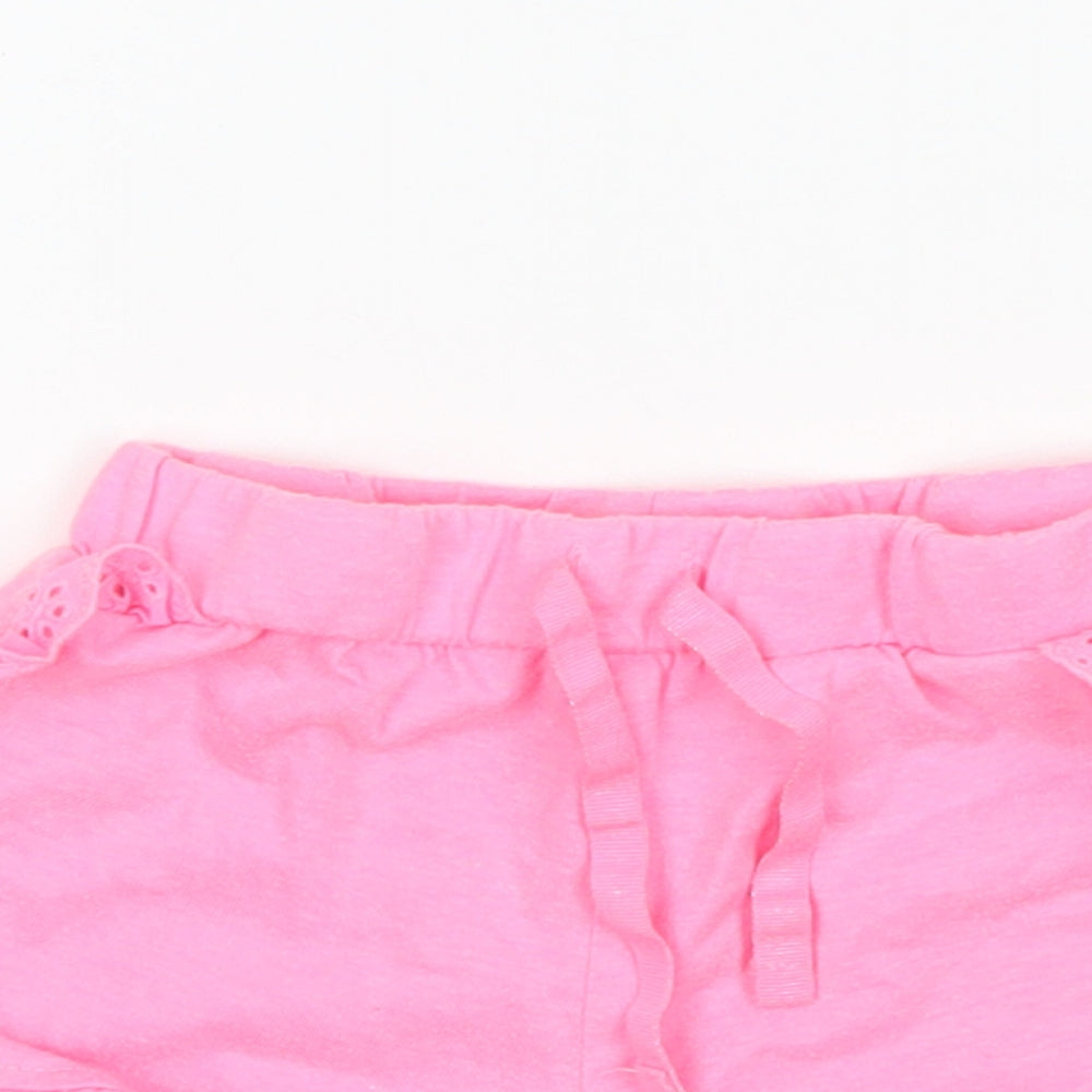 Primark Girls Pink   Sweat Shorts Size 2-3 Years