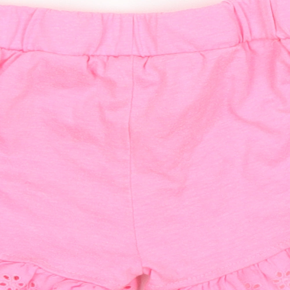Primark Girls Pink   Sweat Shorts Size 2-3 Years